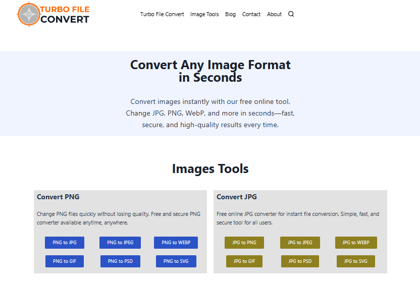 turbo file convert - Screenshot 2 showing product features and functionality