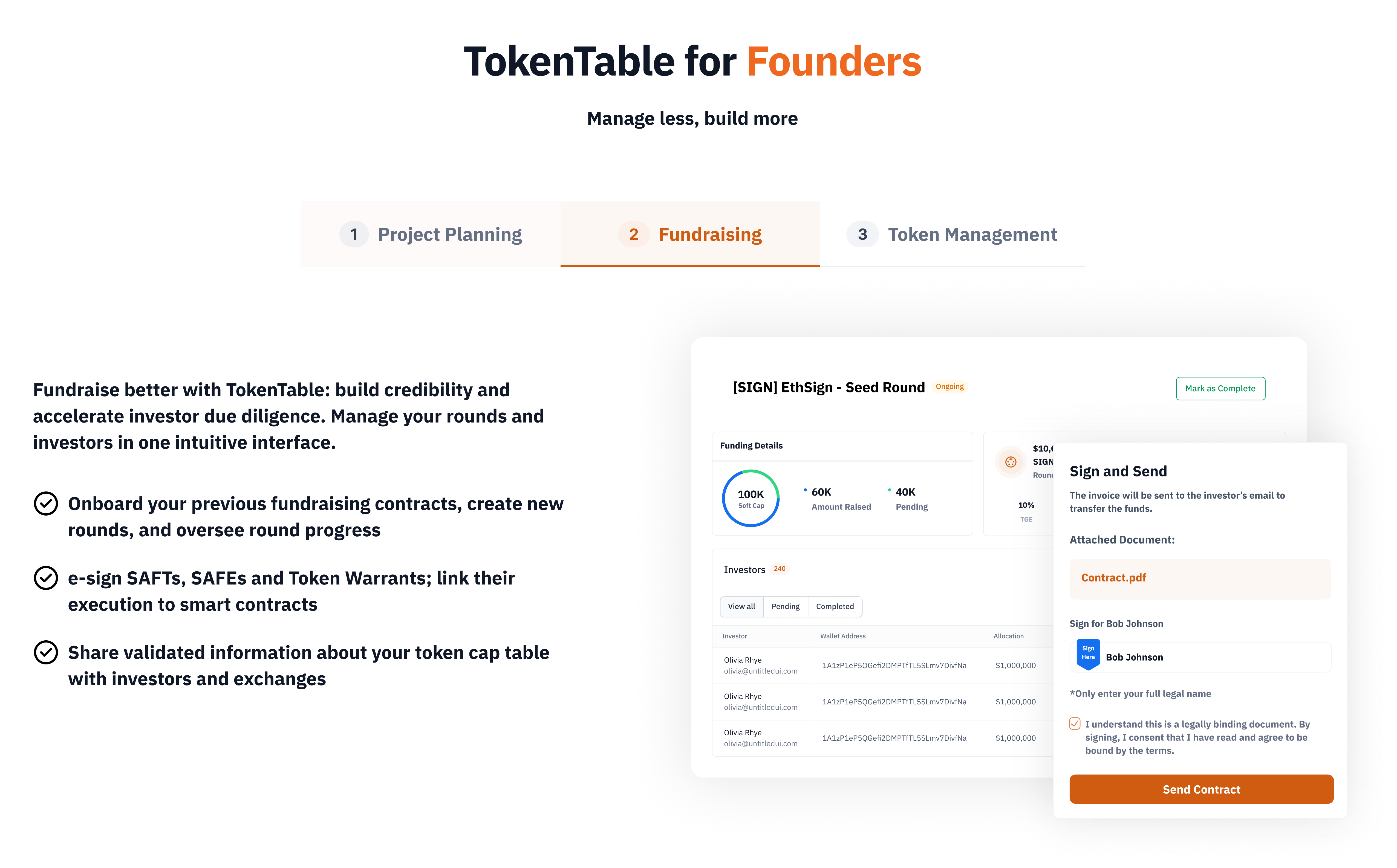 Media Tokentable - Platform Pengurusan Token untuk Pengasas, Pelabur, Pasukan 5