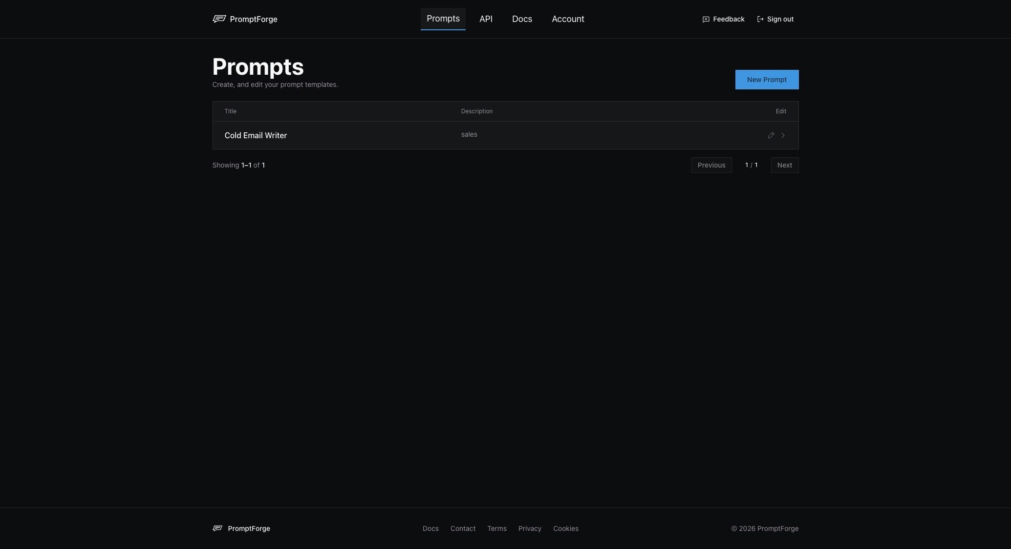 PromptForge gallery image