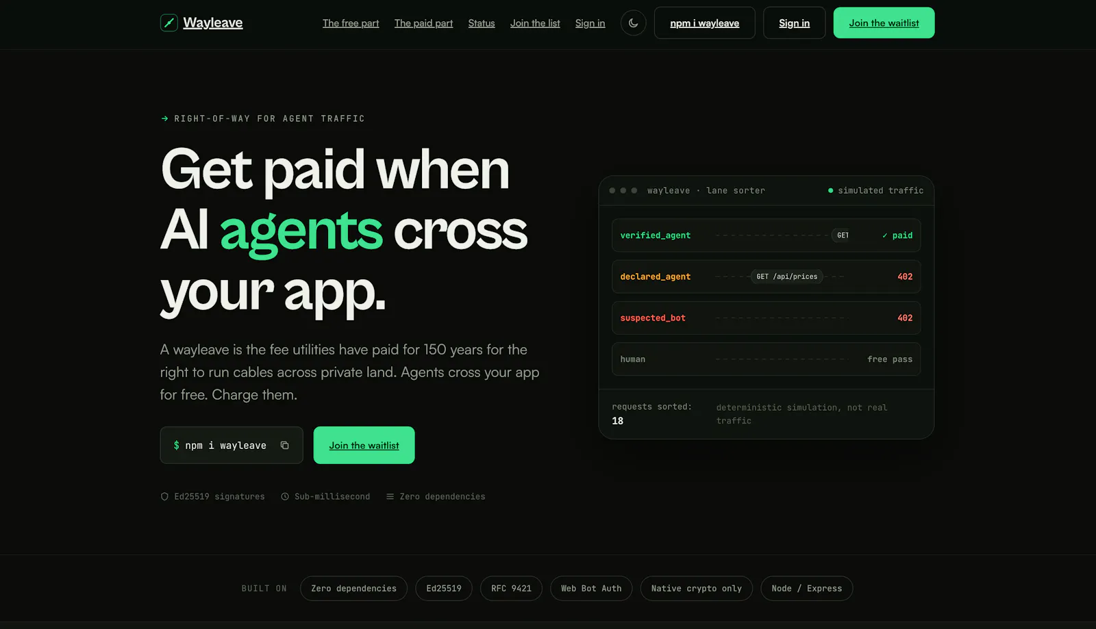 Wayleave.dev screenshot 2
