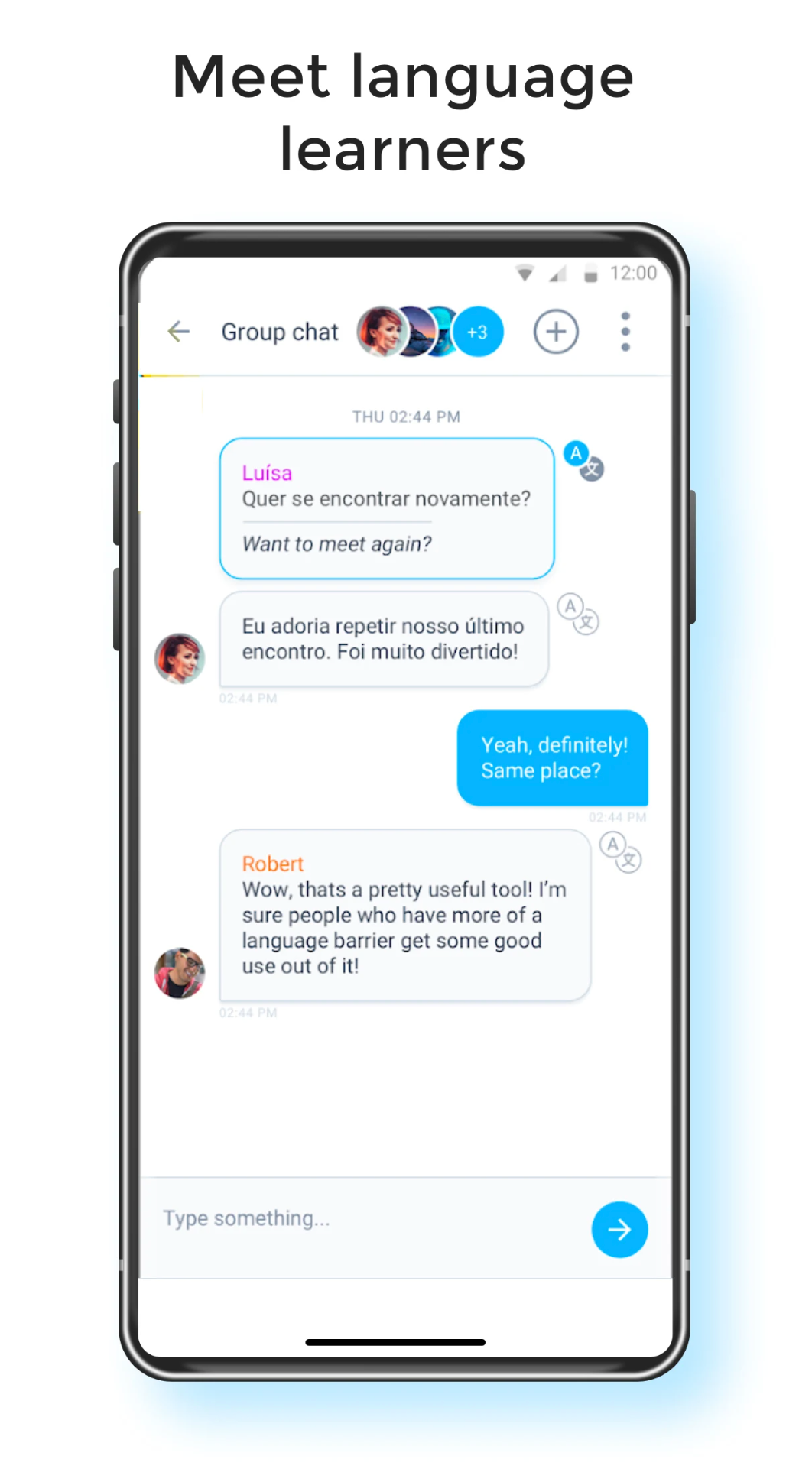 Idyoma: Lokalsprachaustausch - Lerne Sprachen zusammen auf iOS und Android Medien 5
