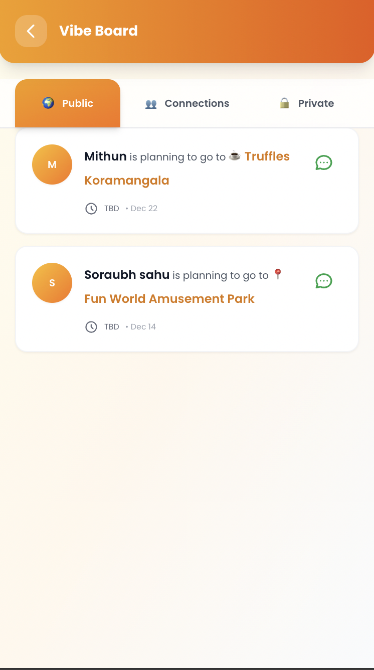 VibeTribe - Screenshot 4 showing product features and functionality