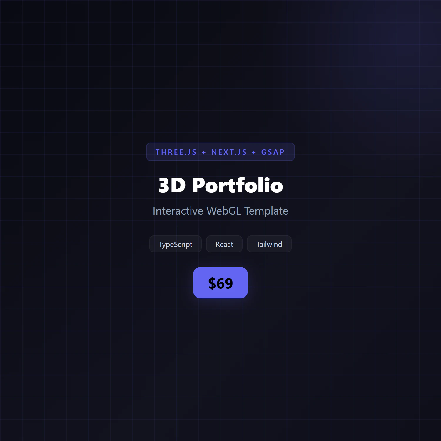 3D Portfolio — WebGL Template logo
