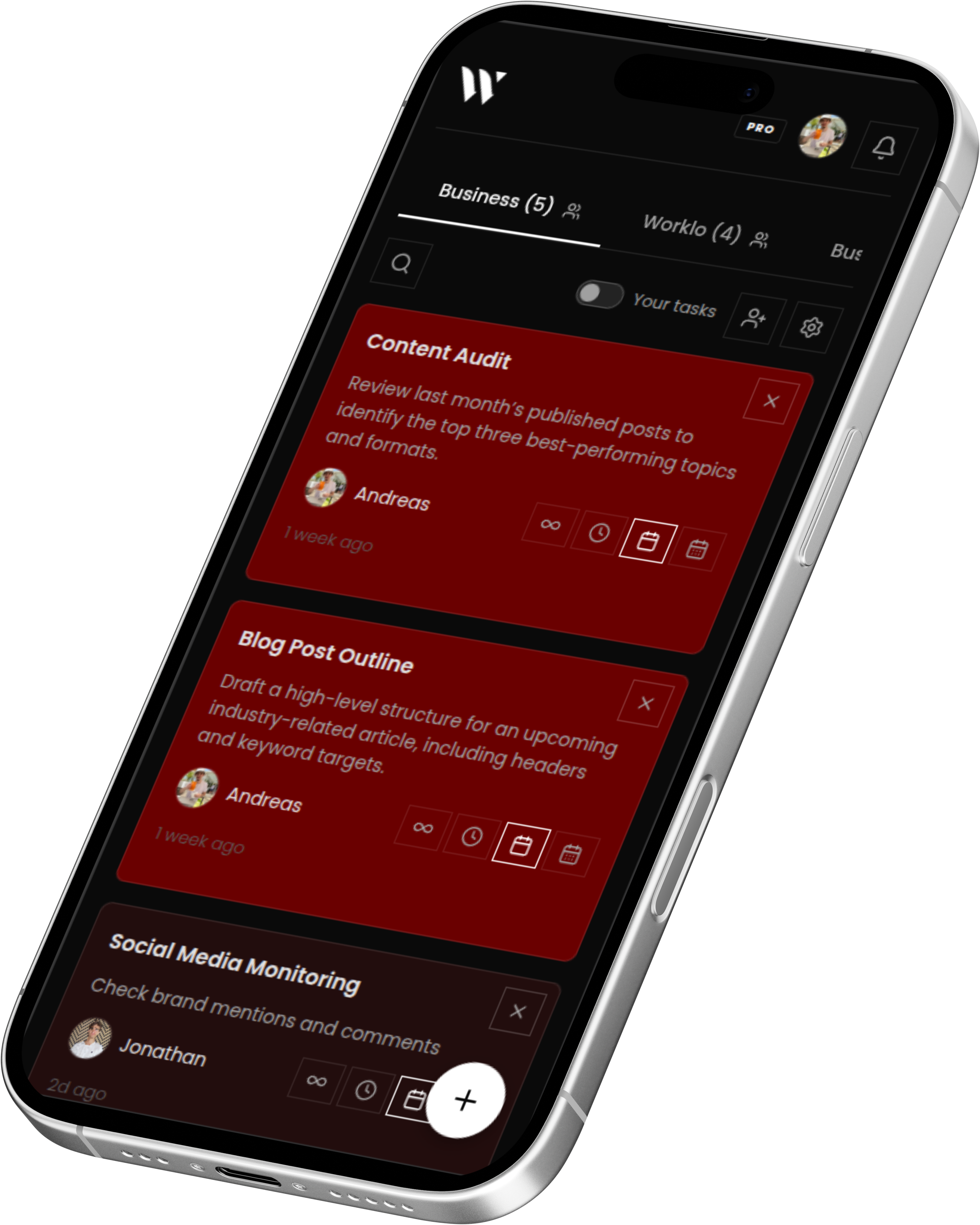 Worklo - Screenshot 3 showing product features and functionality