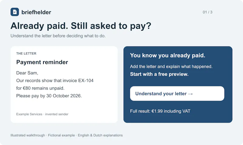 Briefhelder screenshot 1