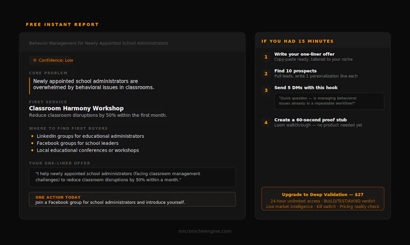 Micro-Niche Engine screenshot 1