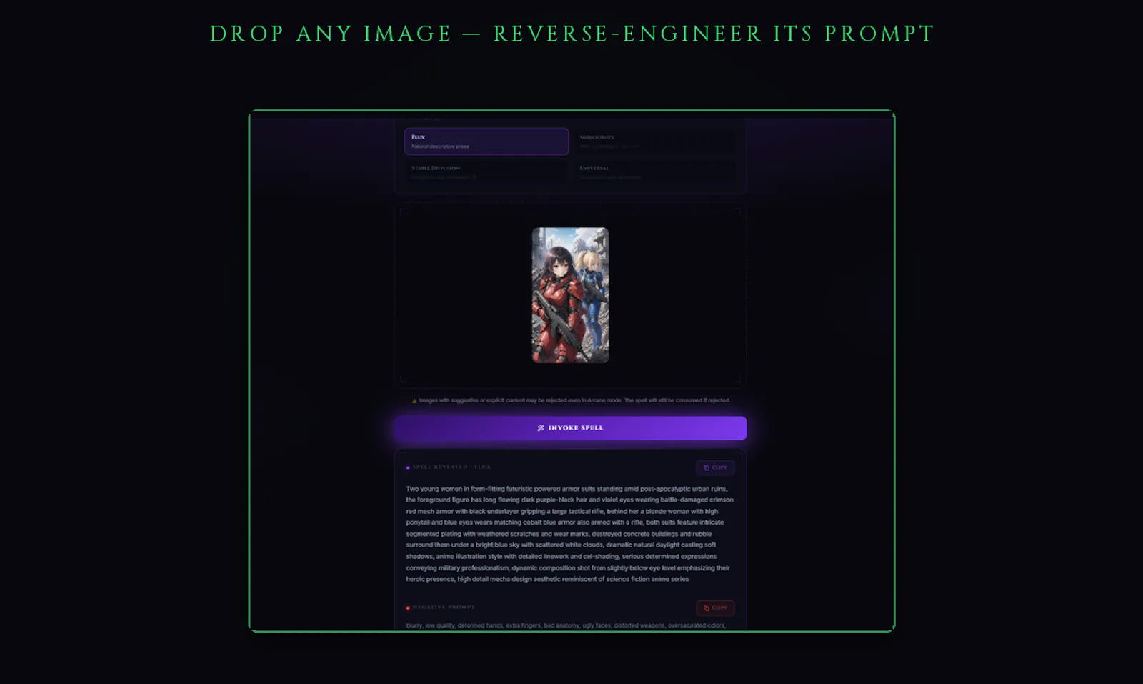 promptnomicon screenshot 2