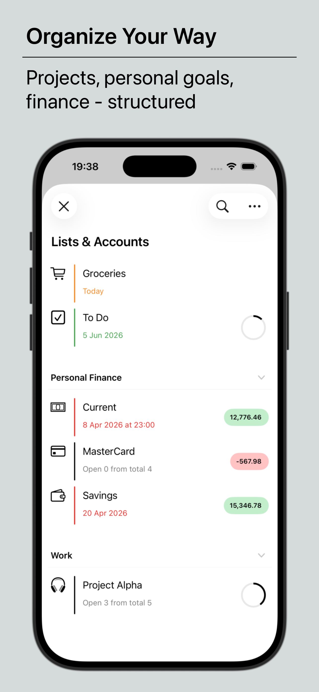 Next - Tasks & Money gallery image