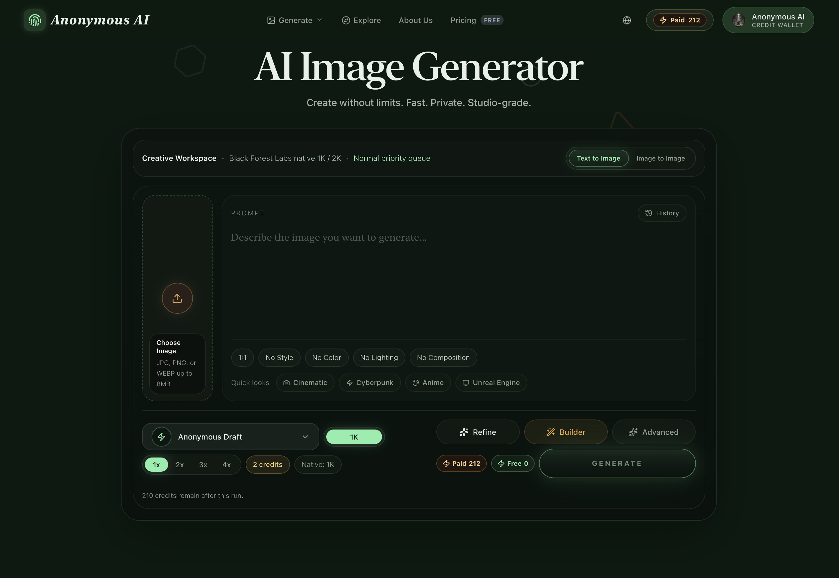 Anonymous AI gallery image