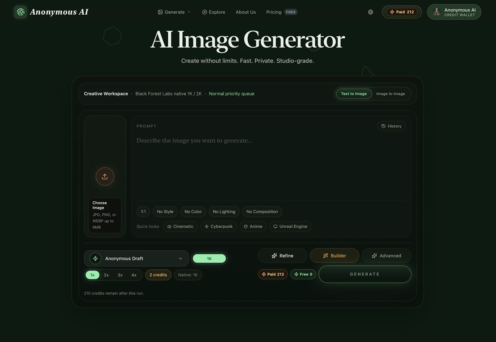 Anonymous AI screenshot 3