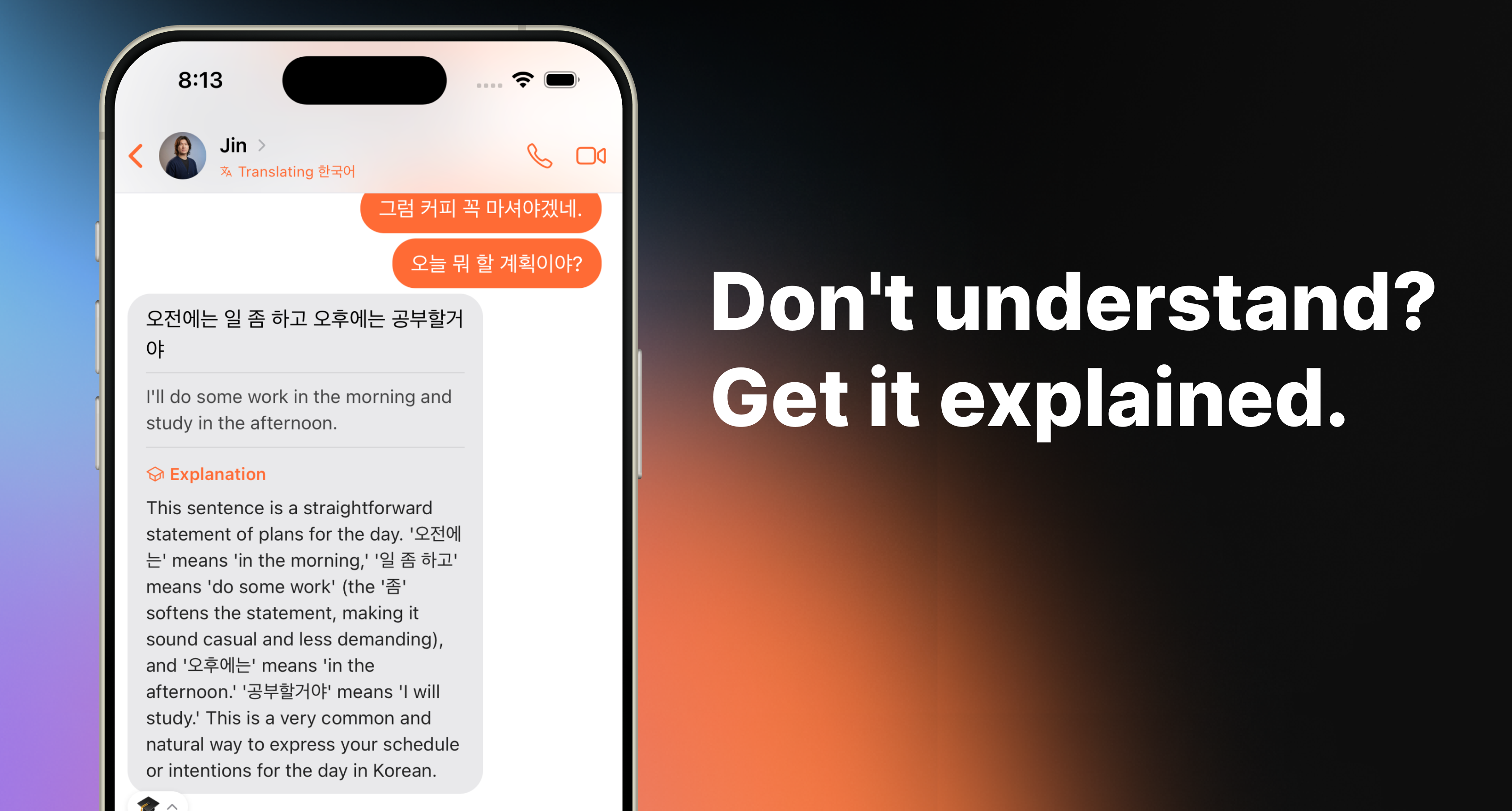 Vibe Language - Screenshot 3 showing product features and functionality