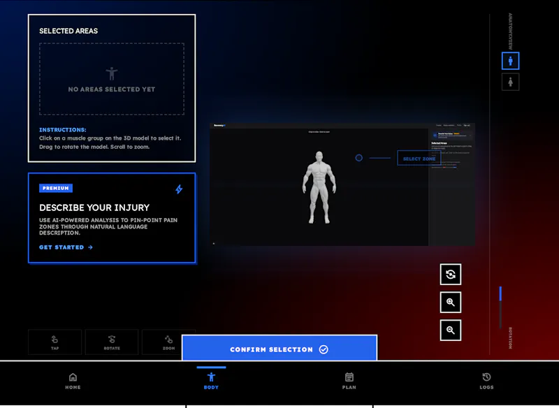 Recovr screenshot 1