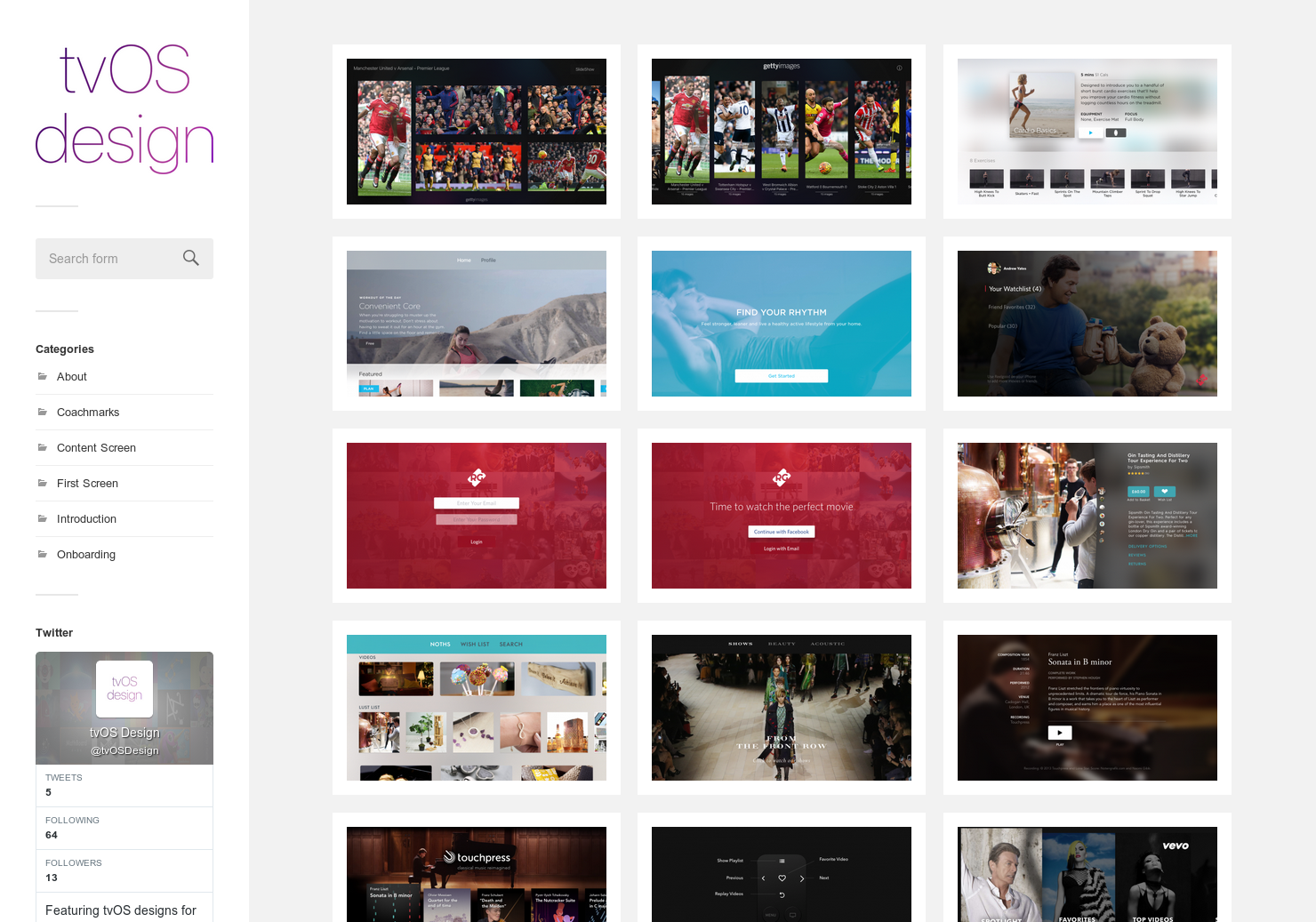 tvOS Design gallery image