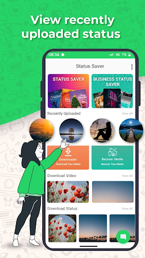 WhatsApp狀態下載器 media 8
