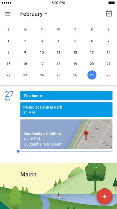 Goals in Google Calendar gallery image