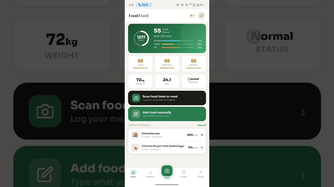FoodTrack gallery image