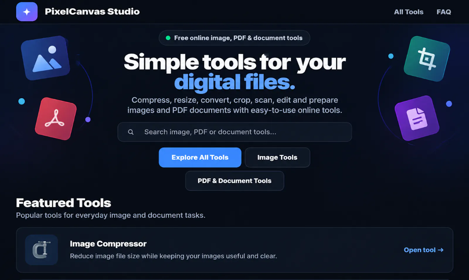 PixelCanvas Studio screenshot 1
