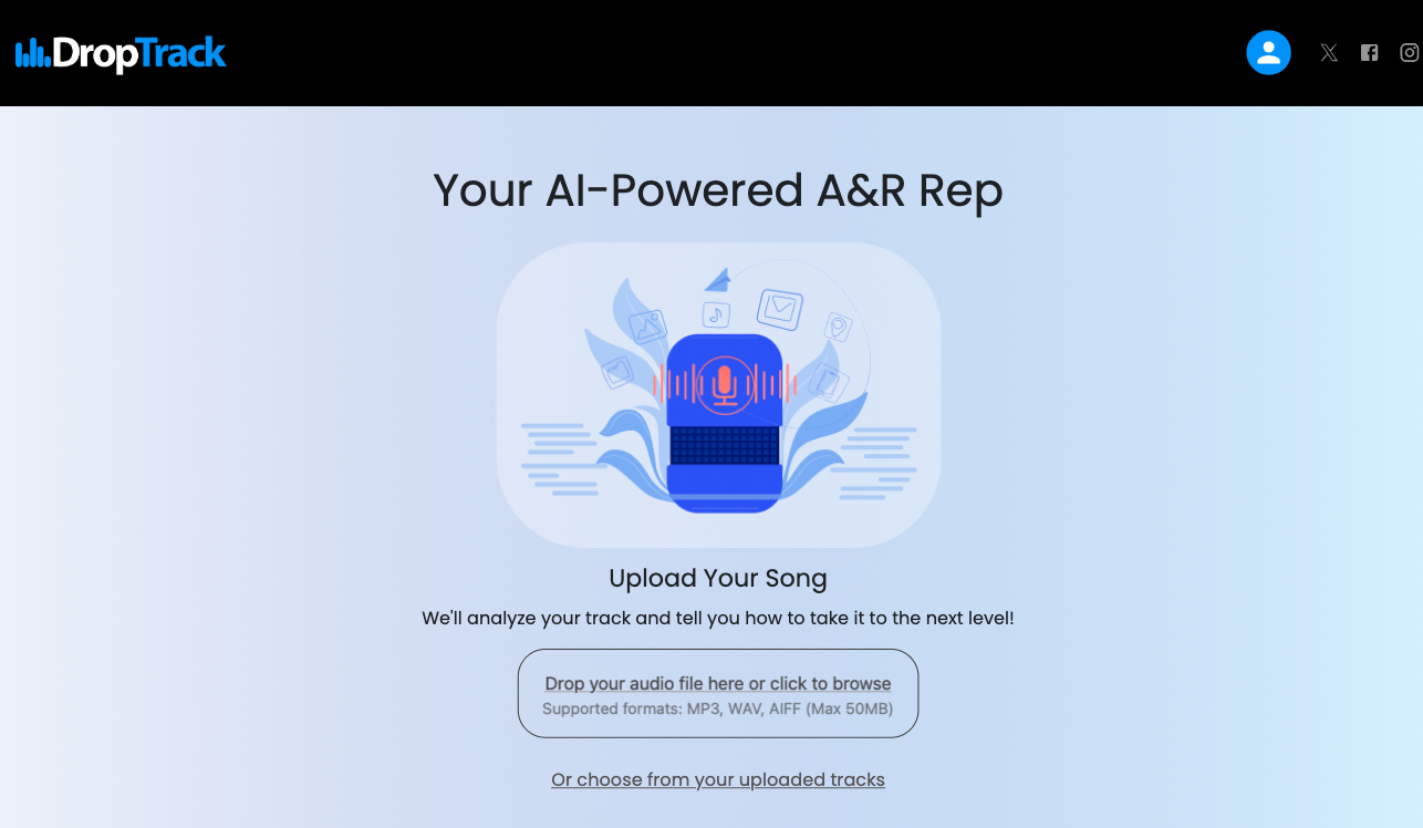 DropTrack Music Analyzer gallery image