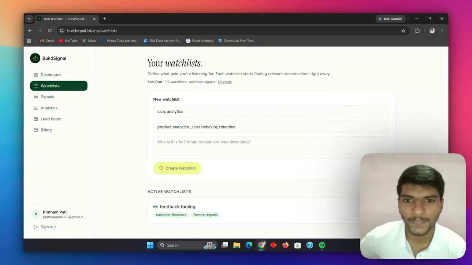 Build Signal screenshot 1 (video preview)