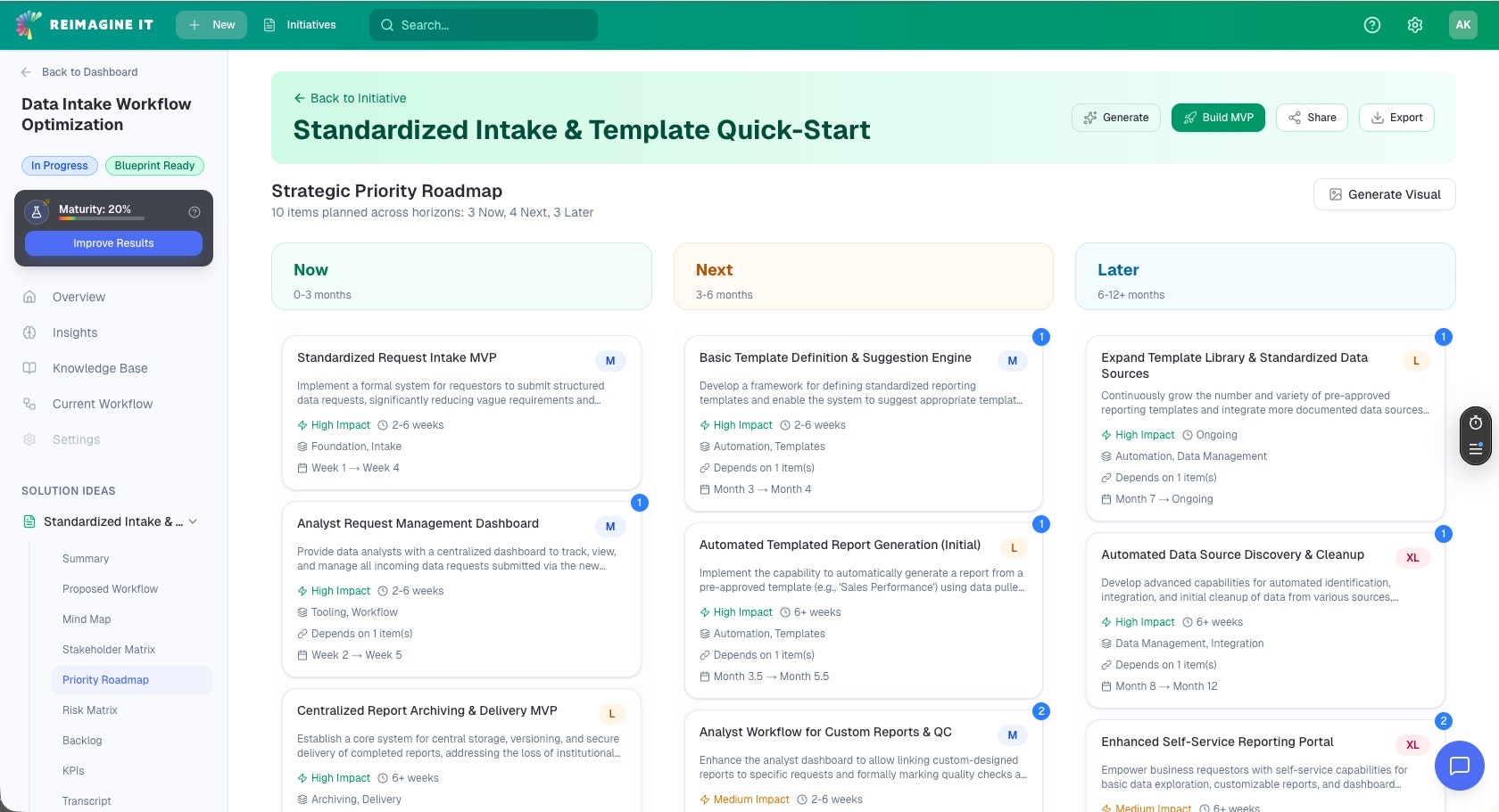 Reimagine It - Screenshot 4 showing product features and functionality