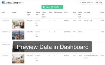 Zillow Scrapper - Export Zillow Data gallery image