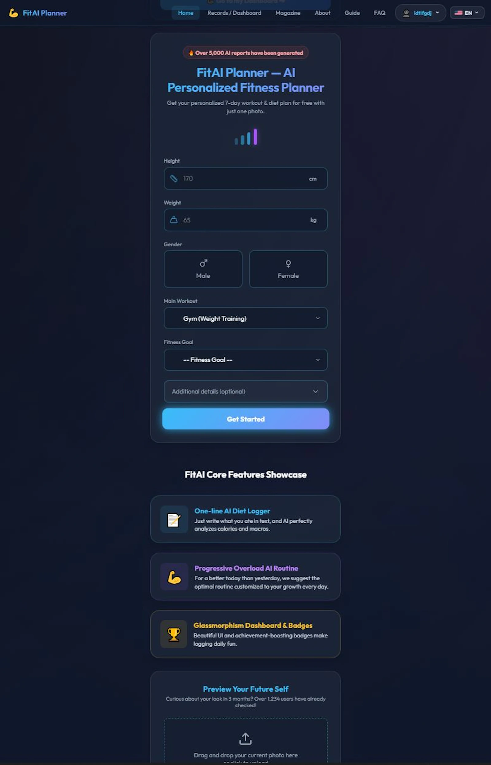 FitAI Planner screenshot 3