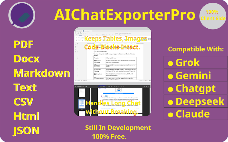 AI Chat Exporter Pro gallery image