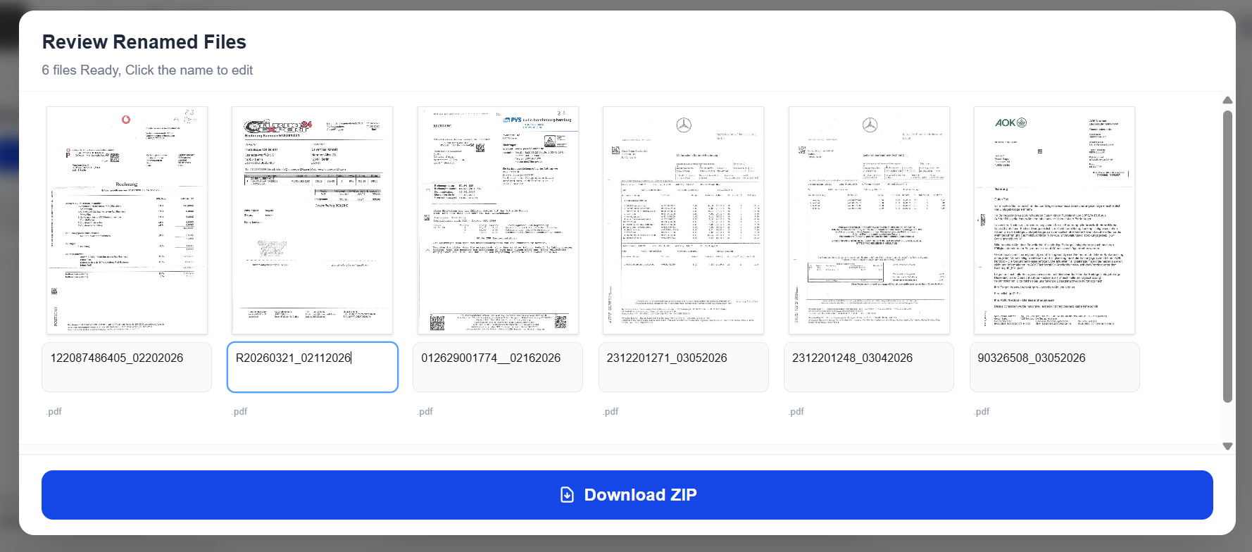 Invoice Splitter gallery image