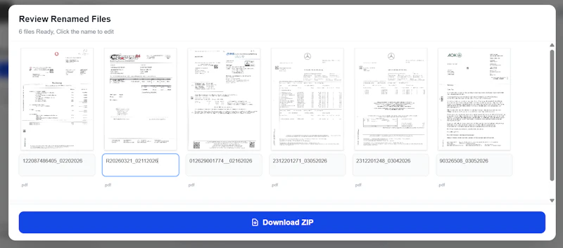 Invoice Splitter screenshot 3