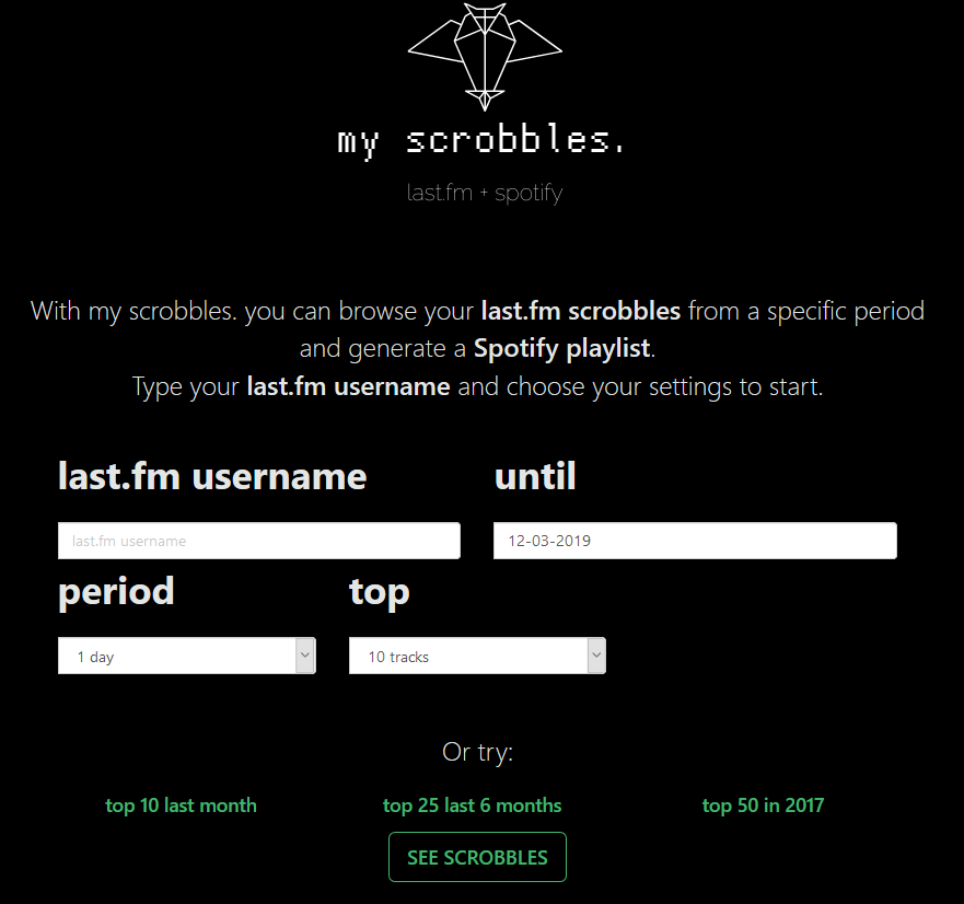 my scrobbles. gallery image