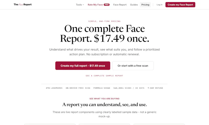 The Face Report screenshot 9