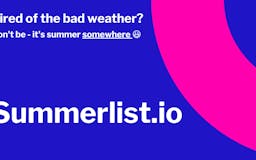 Summerlist.io media 1