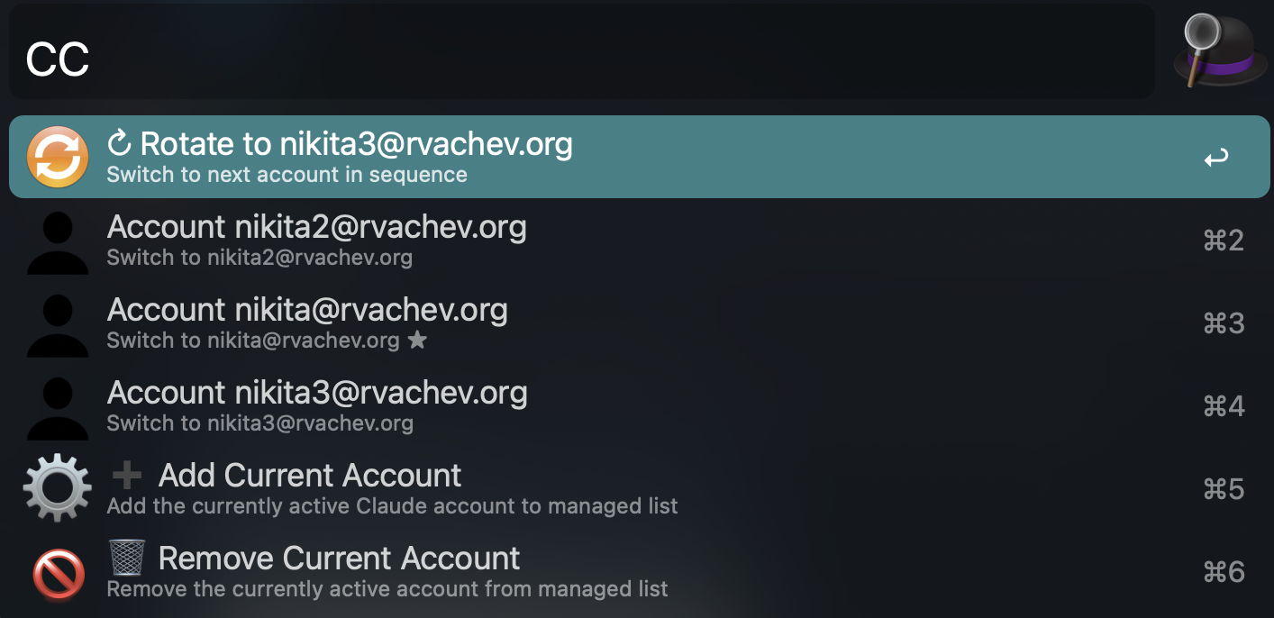 One-Click Claude Code Account Switching logo