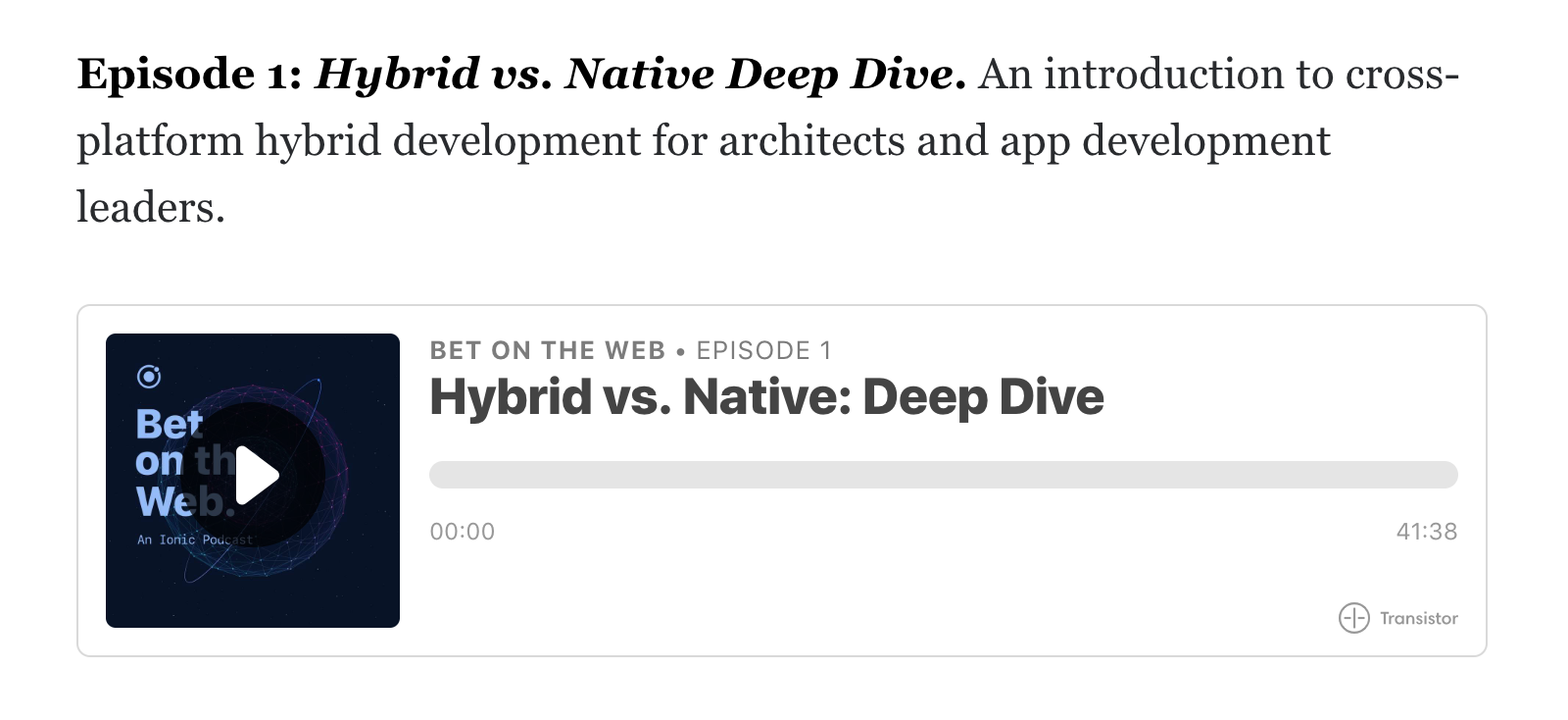 Bet on the Web gallery image