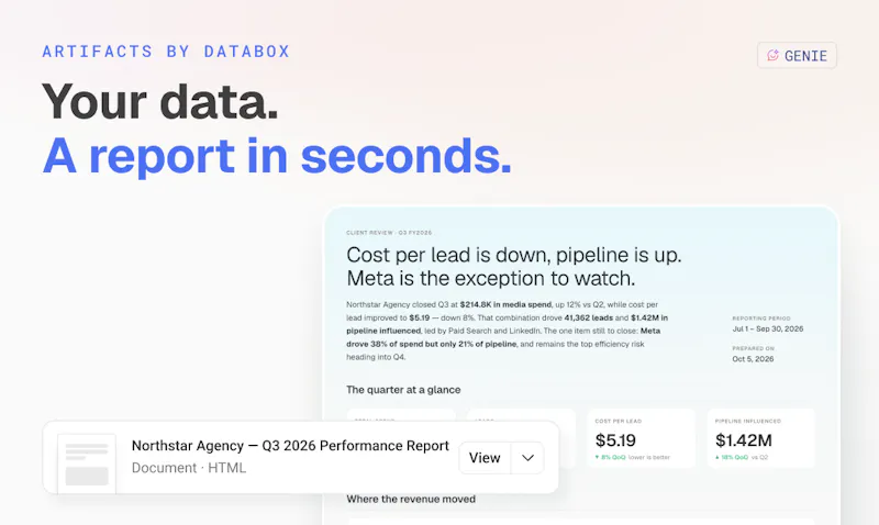 Artifacts by Databox screenshot 2