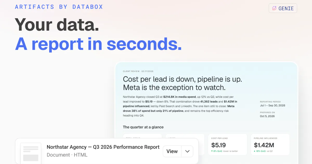 Artifacts by Databox