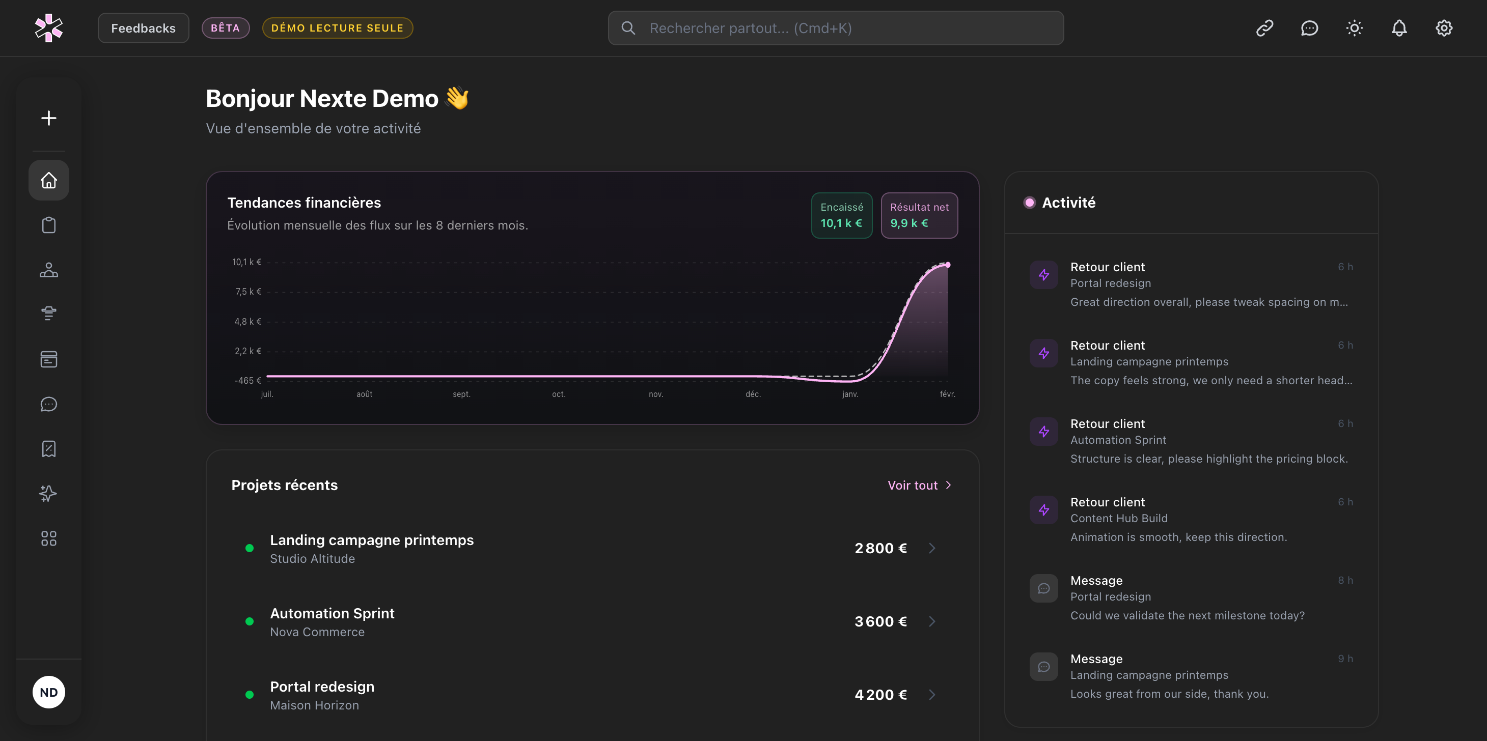 Nexte - Screenshot 3 showing product features and functionality