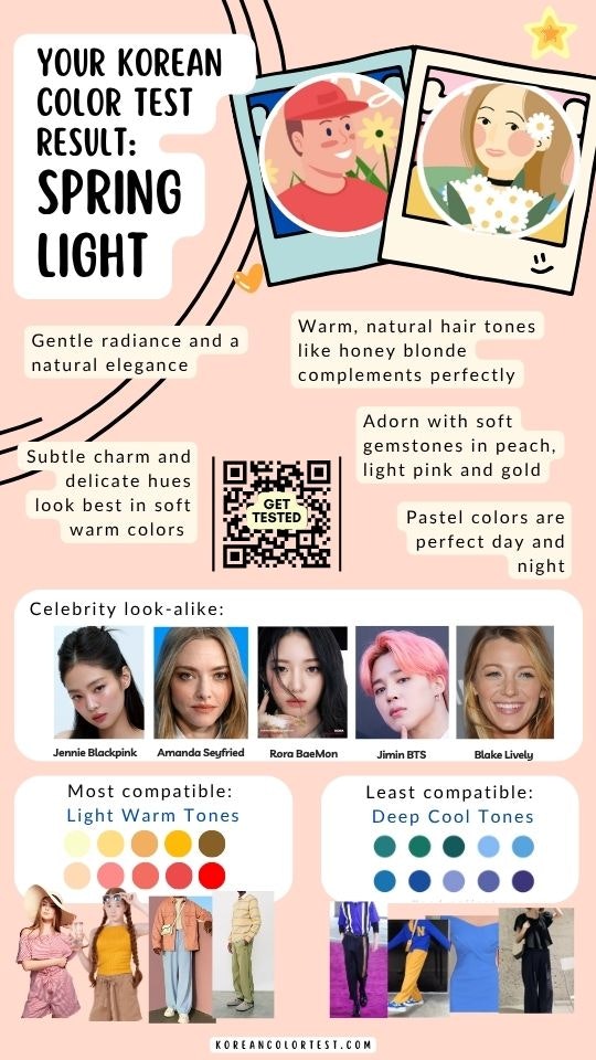 Prueba de color coreano: descubre sus colores - Descubra sus colores personales perfectos, sin esfuerzo en línea. media 4