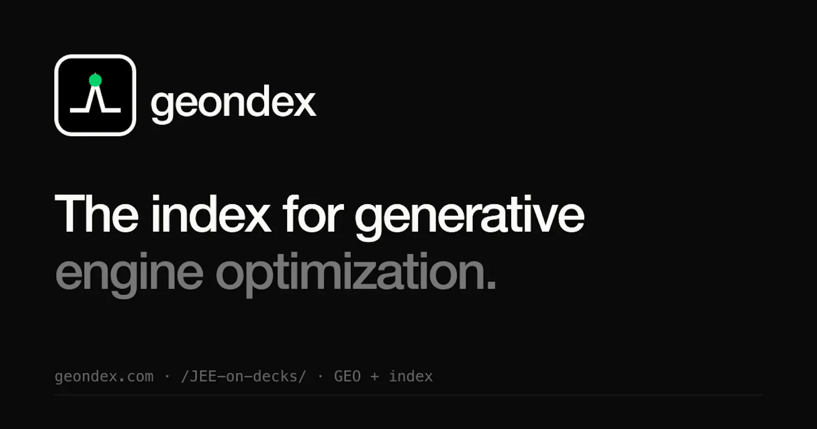 Geondex screenshot 1