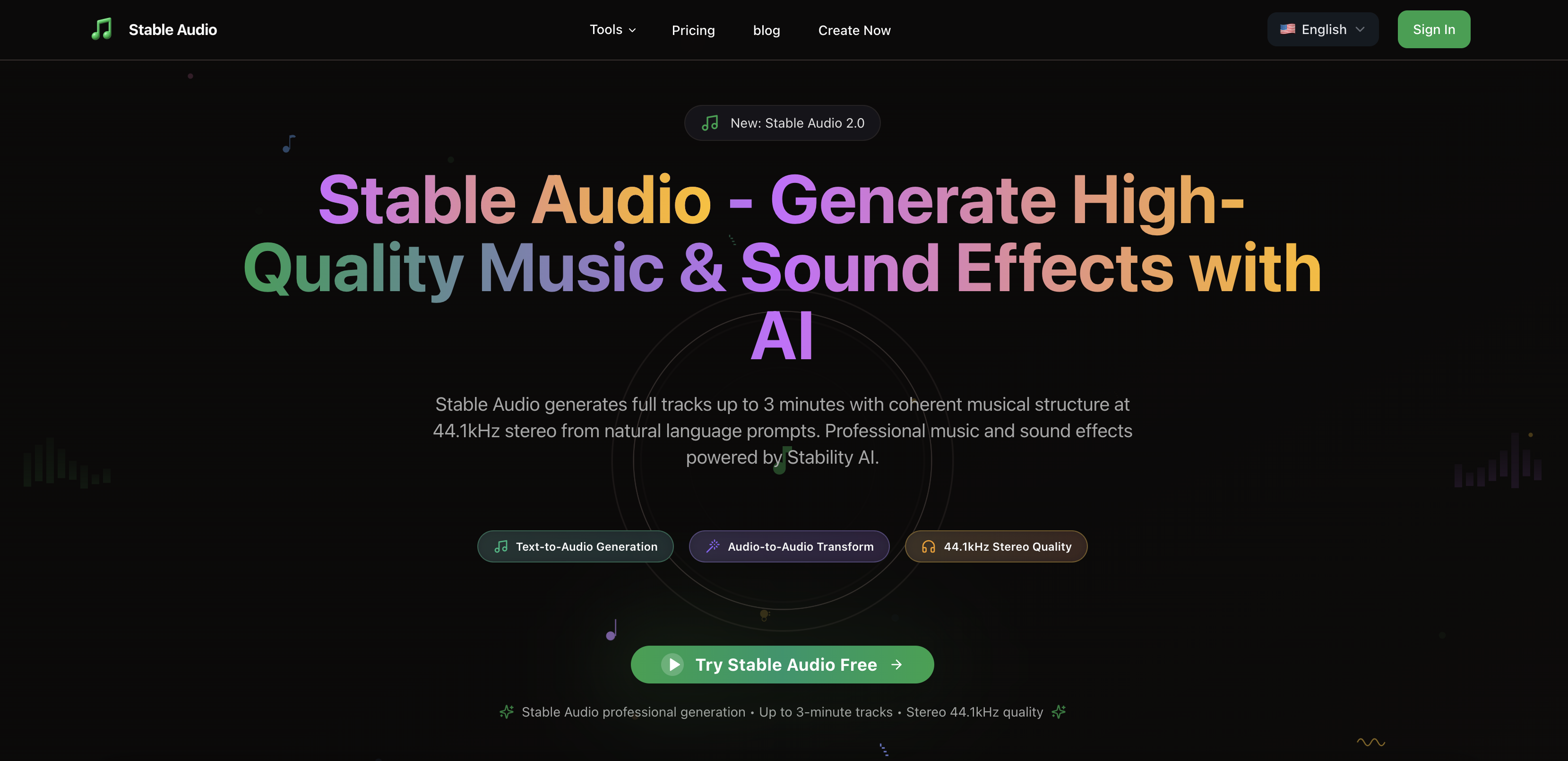 Stable Audio gallery image