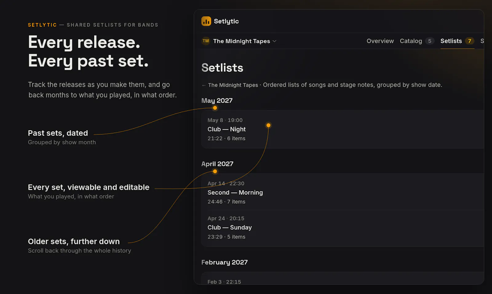 Setlytic screenshot 3