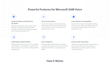 Sam TTS gallery image