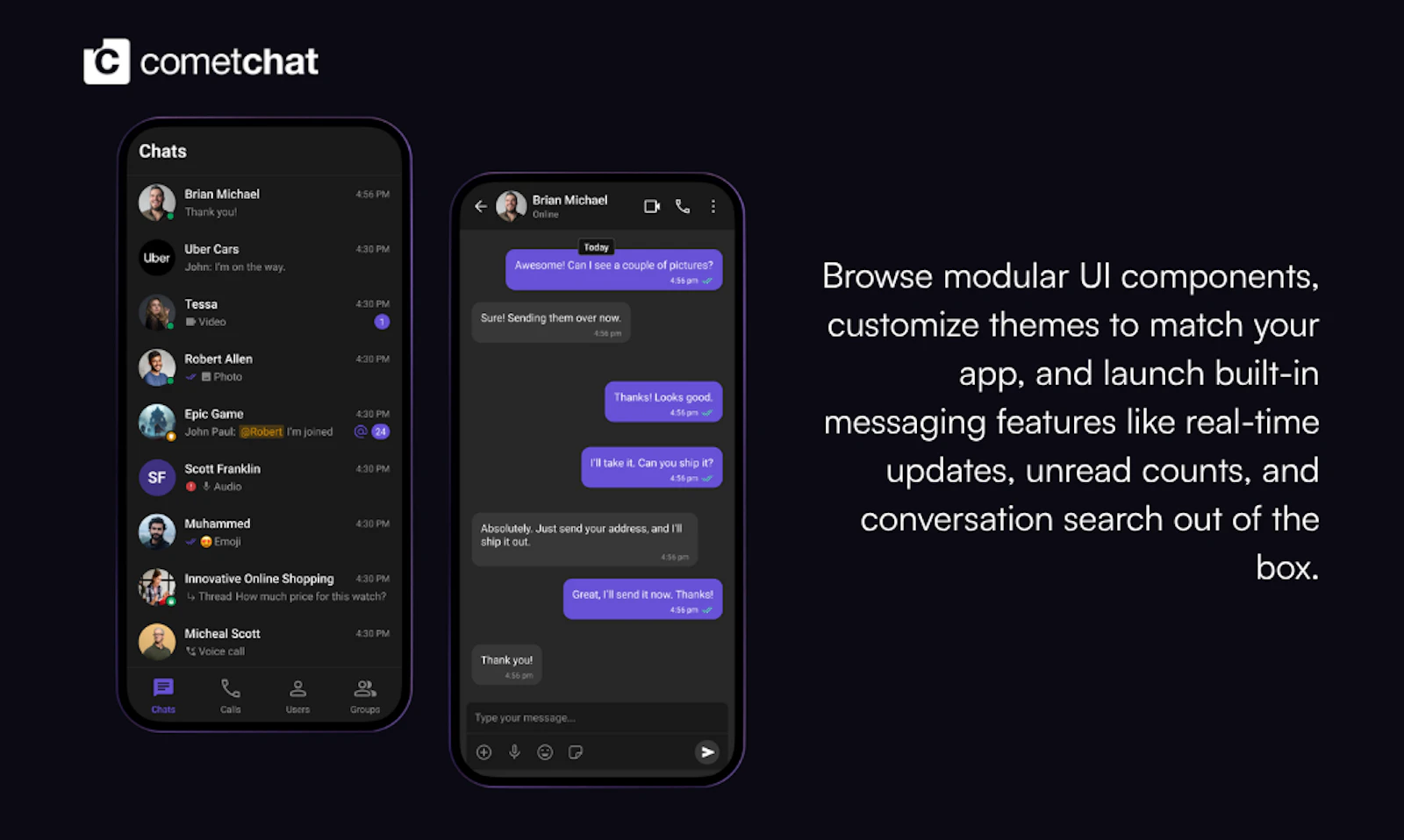 Production Ready UI Kits by CometChat screenshot 5