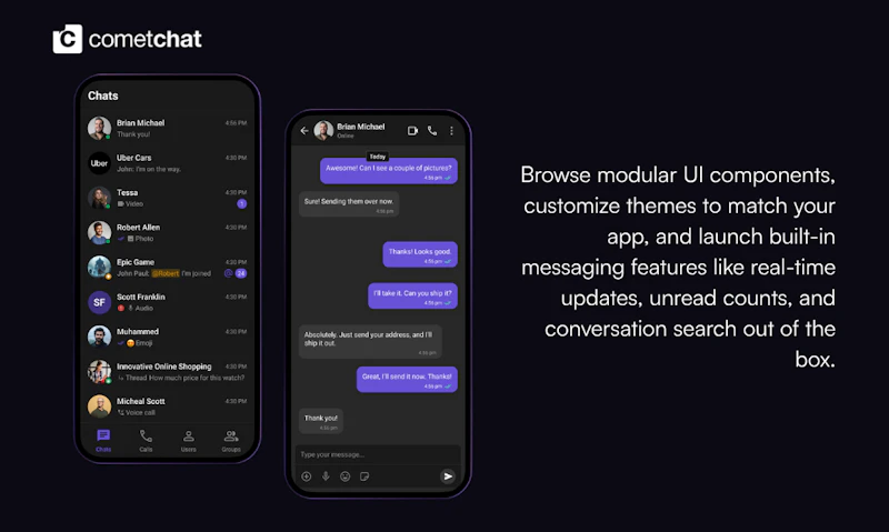 Production Ready UI Kits by CometChat screenshot 5