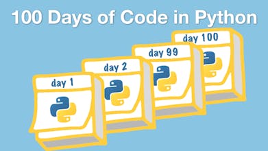 #100DaysOfCode in Python course gallery image
