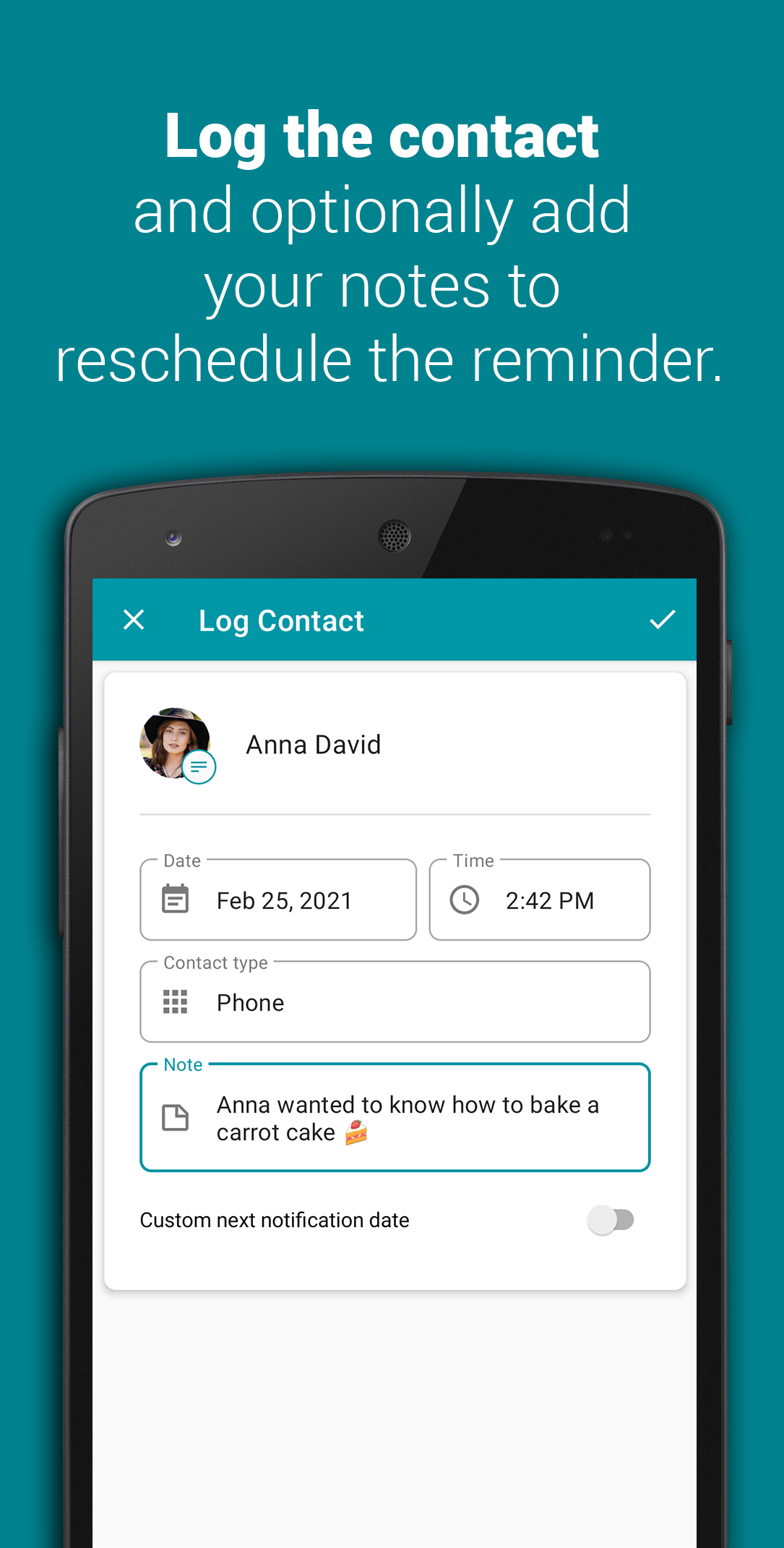 Smart Contact Reminder gallery image