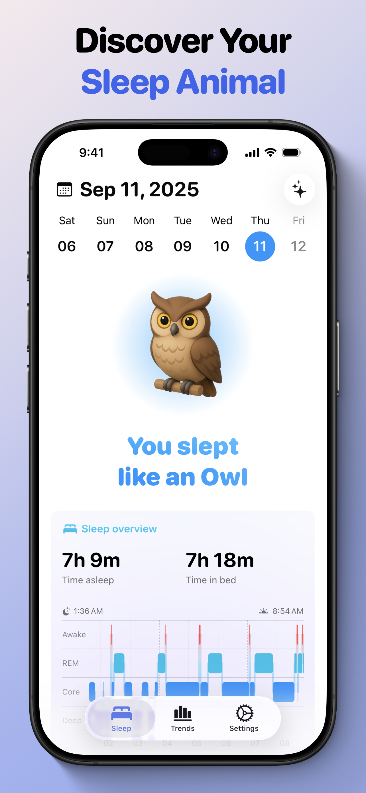 Média Luzomia - Le Sleep Tracker qui vous dit votre animal spirituel 1