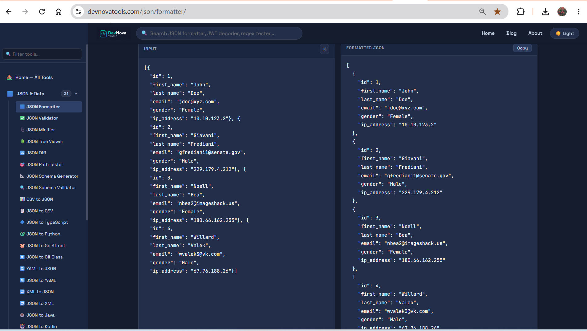 DevNova Tools gallery image
