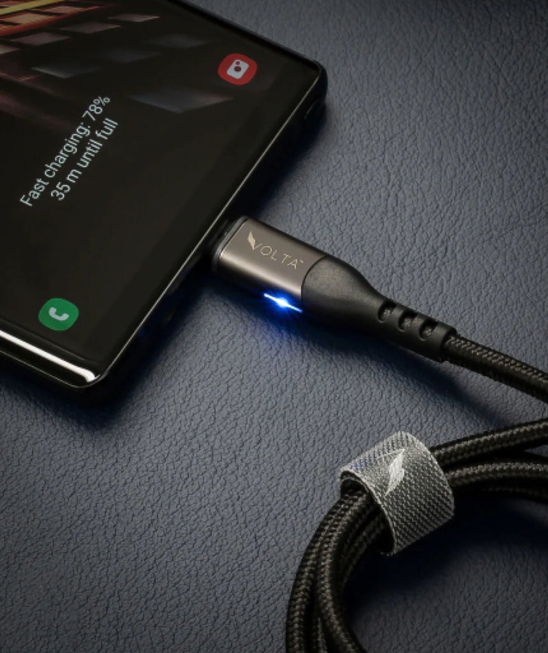Voltacharger- 볼타 스파크 케이블 - 영원히 지속되고 모든 장치와 잘 작동하는 케이블 미디어 2