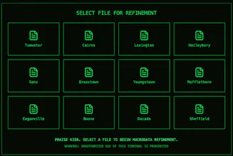 Macrodata Refinement Application gallery image
